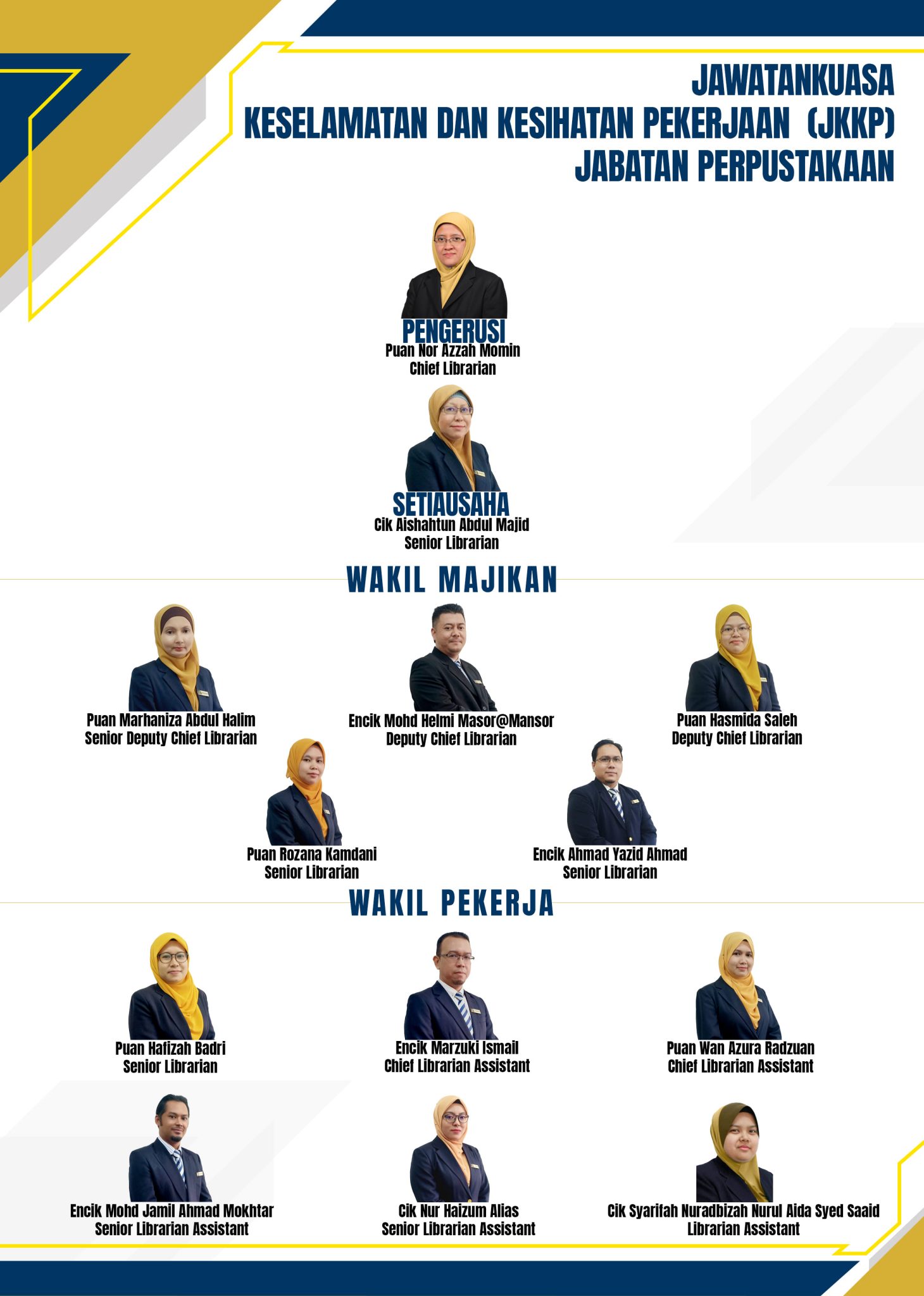 JAWATANKUASA KESELAMATAN DAN KESIHATAN PEKERJAAN JABATAN PERPUSTAKAAN ...